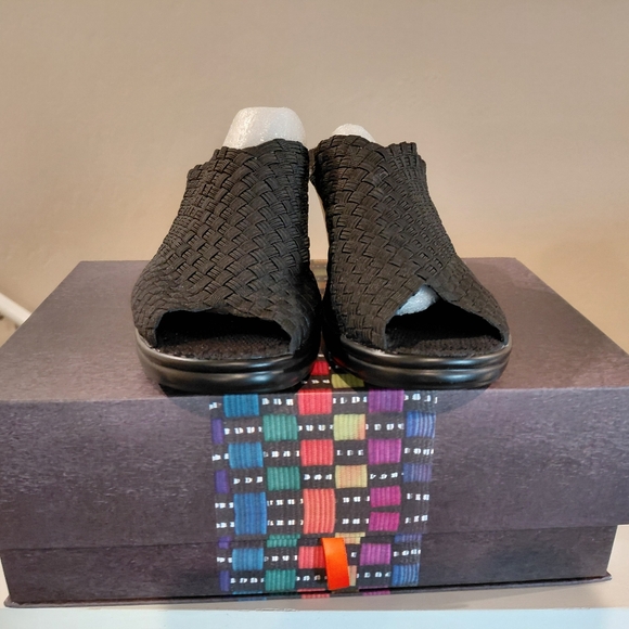 BERNIE MEV. Stella Open Toe High Heel Mules Shoes Sandals EUR 37 US 6 NIB - Picture 2 of 5